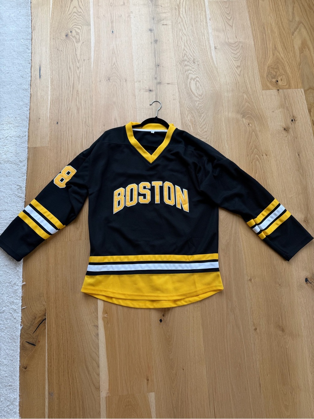 Boston / Gilmore Black and Gold Hockey Jersey